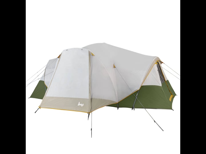 slumberjack-riverbend-10-person-3-room-hybrid-dome-tent-with-full-fly-off-white-green-1