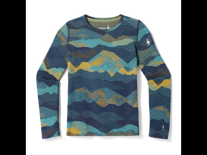 smartwool-kids-classic-thermal-merino-base-layer-crew-s-blueberry-mtn-scape-1