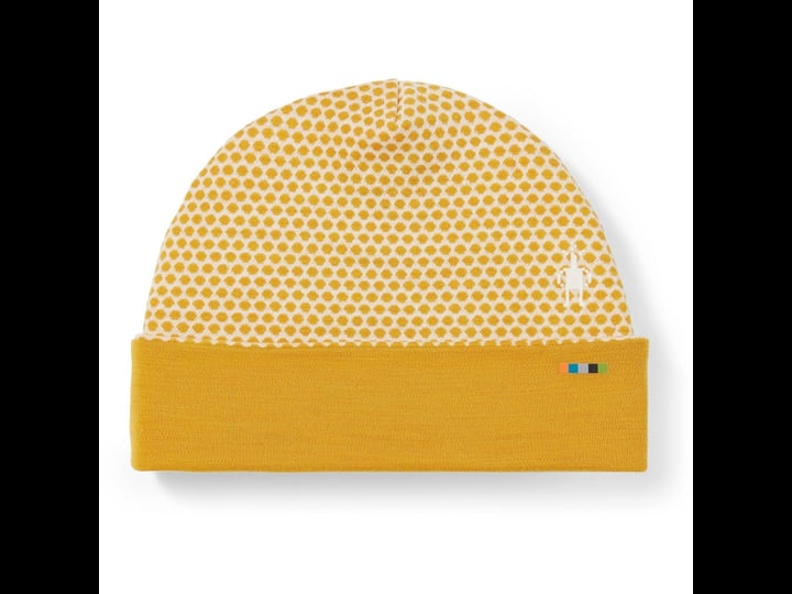 smartwool-thermal-merino-reversible-pattern-cuffed-beanie-honey-gold-dot-1
