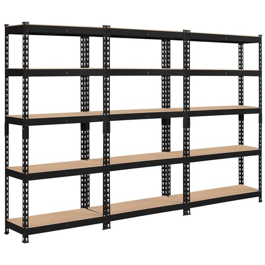 smilemart-metal-heavy-duty-5-level-garage-storage-rack-set-of-3-adjustable-shelves-1