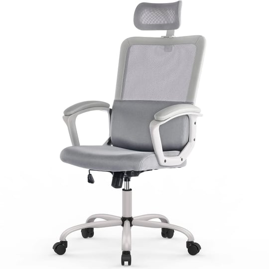 smug-ergonomic-home-computer-lumbar-support-mesh-adjustable-headrest-armrest-and-wheels-swivel-rolli-1