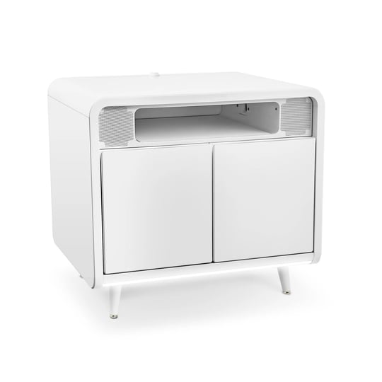 sobro-smart-side-table-with-cooling-drawer-white-1
