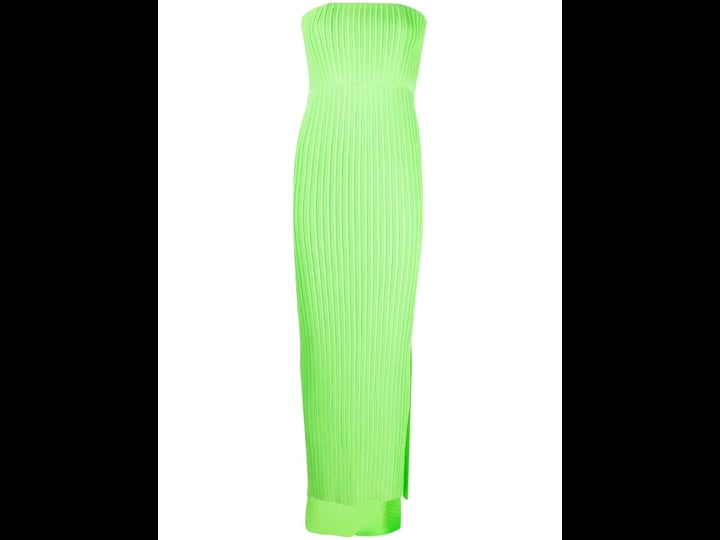 solace-london-pleated-strapless-maxi-dress-green-1
