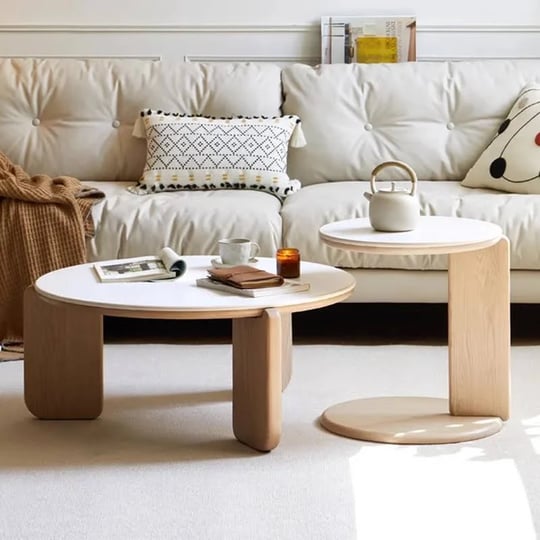 solid-wood-large-and-small-combination-round-coffee-table-1