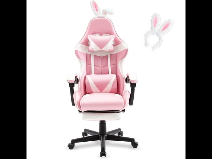 soontrans-pink-gaming-chair-with-footrest-1