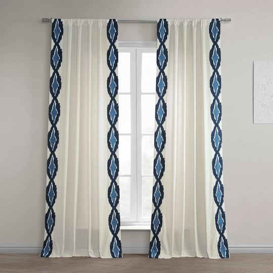 sorong-royal-blue-bordered-cotton-curtain-50w-x-96l-1