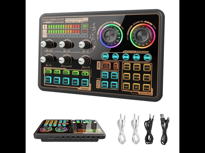 sound-effects-board-hosabely-audio-interface-with-voice-changer-and-led-lights-live-sound-board-for--1