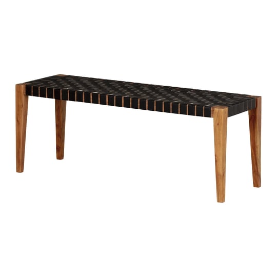 south-shore-balka-woven-leather-bench-matte-black-1
