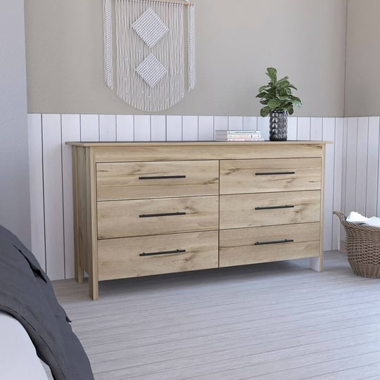 southington-6-drawer-rectangle-dresser-light-oak-and-white-beige-1