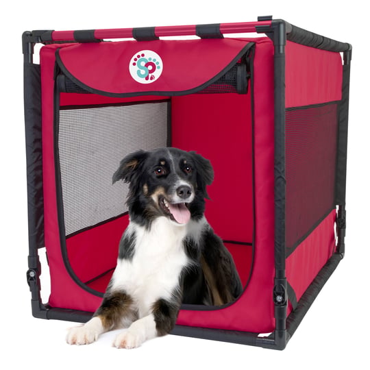 sp-large-folding-dog-kennel-large-red-polyester-plastic-1