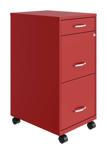 space-solutions-18-in-red-3-drawer-mobile-organizer-cabinet-for-offices-1