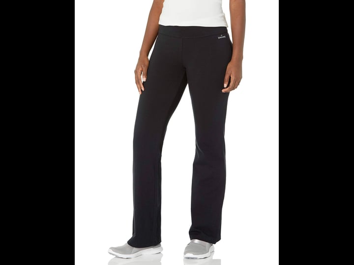 spalding-womens-bootleg-yoga-pant-black-large-1
