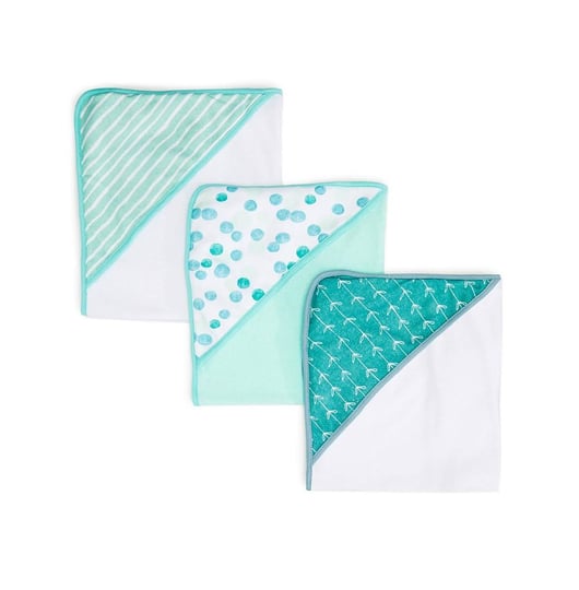 spasilk-hooded-towel-set-for-newborn-boys-and-girls-soft-terry-towel-set-pack-of-3-green-dots-size-o-1