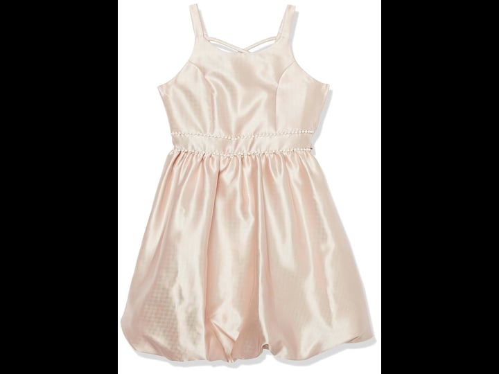 speechless-big-girls-sleeveless-cross-back-bubble-dress-champagne-size-11