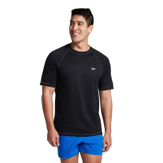 speedo-mens-easy-short-sleeve-swim-shirt-black-4xl-1