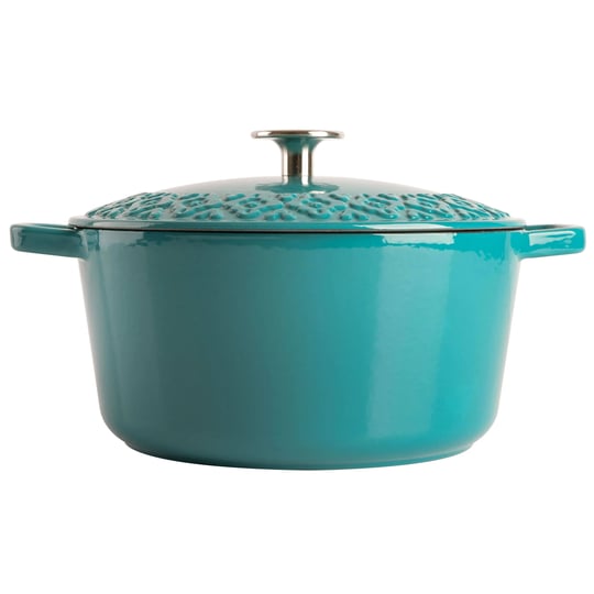 spice-by-tia-mowry-11-81-in-round-solid-print-iron-casserole-dish-blue-1
