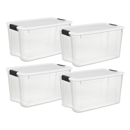 sterilite-19889804-70-quart-66-liter-ultra-box-clear-with-a-white-lid-and-black-1