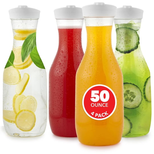 stock-your-home-plastic-juice-carafe-with-lids-set-of-4-50-oz-carafes-for-mimosa-bar-drink-pitcher-w-1