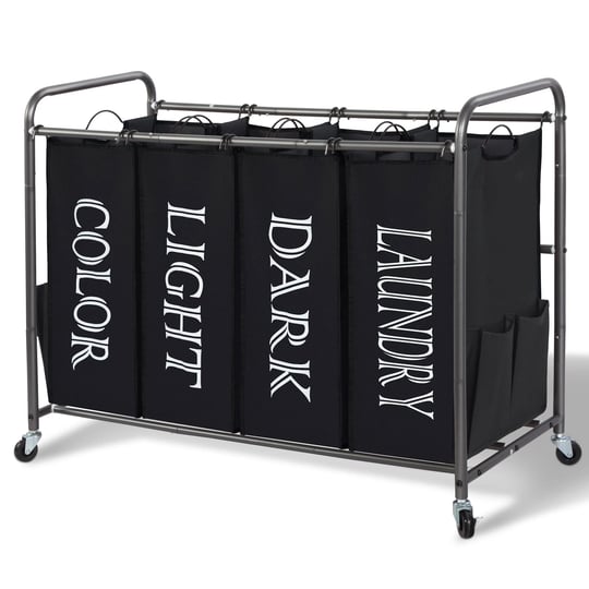 storage-maniac-laundry-sorter-divider-with-side-pockets-multi-separator-hamper-removable-bags-and-ro-1