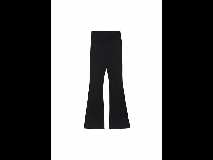 stradivarius-jersey-sculpt-flare-leggings-in-black-1