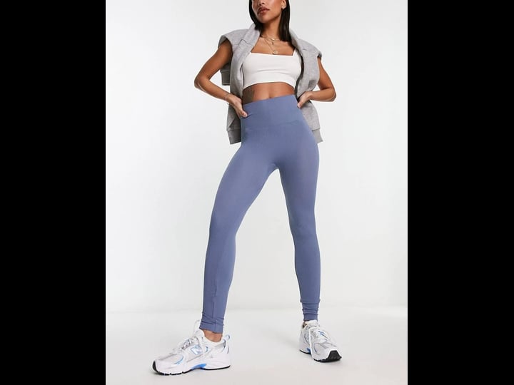 stradivarius-seamless-ribbed-leggings-in-petrol-blue-1
