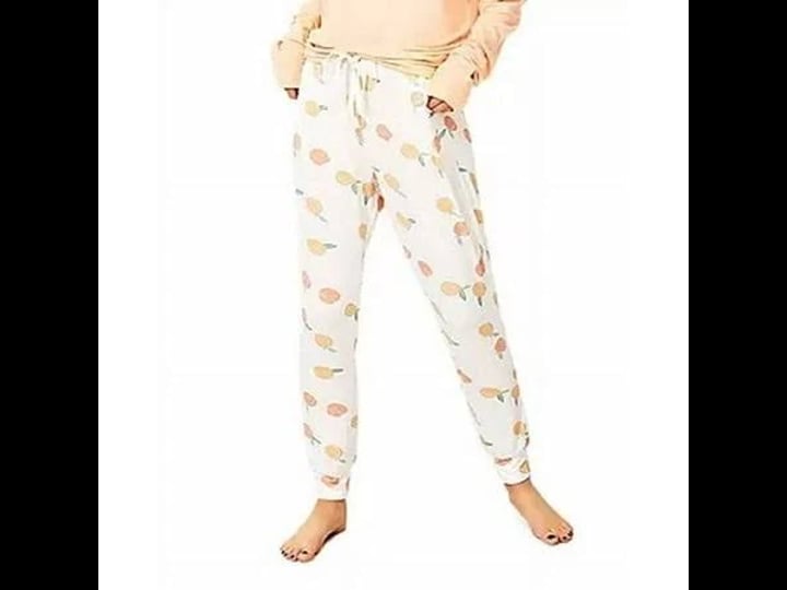 stripe-and-stare-peach-print-jogger-lounge-pants-orange-medium-womens-1