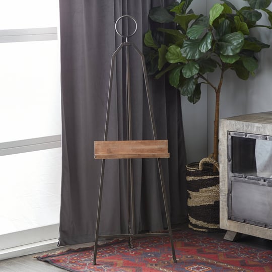 studio-350-black-metal-large-free-standing-adjustable-display-stand-easel-with-chain-support-and-woo-1