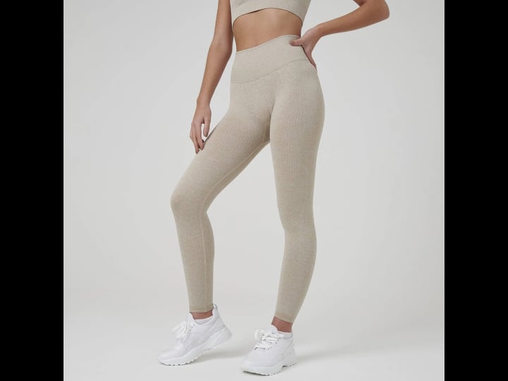 stylish-af-fitness-co-signature-ribbed-seamless-leggings-beige-m-1