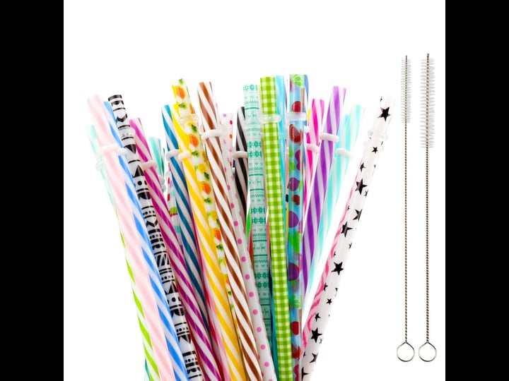 subang-50-pack-reusable-straws-bpa-free-9-colorful-hard-plastic-stripe-drinking-straw-for-mason-jar--1