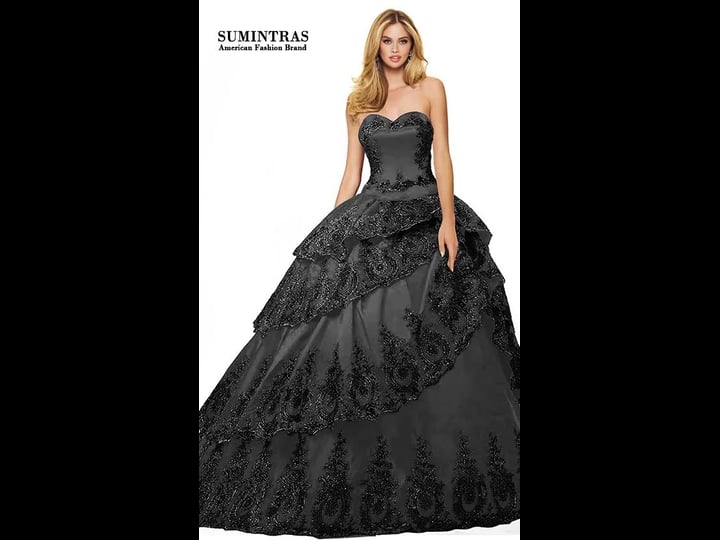 sumintras-amazing-black-lace-applique-tow-tone-strapless-sweetheart-ball-gown-quinceanera-dress-blac-1