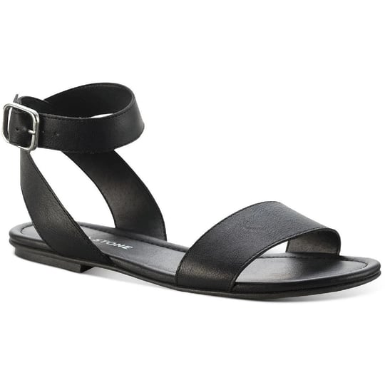 sun-stone-miiah-womens-faux-leather-ankle-buckle-flat-sandals-black-smooth-us-5-5-1