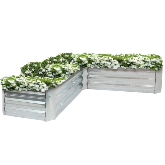 sunnydaze-decor-l-shaped-galvanized-steel-raised-garden-bed-silver-1