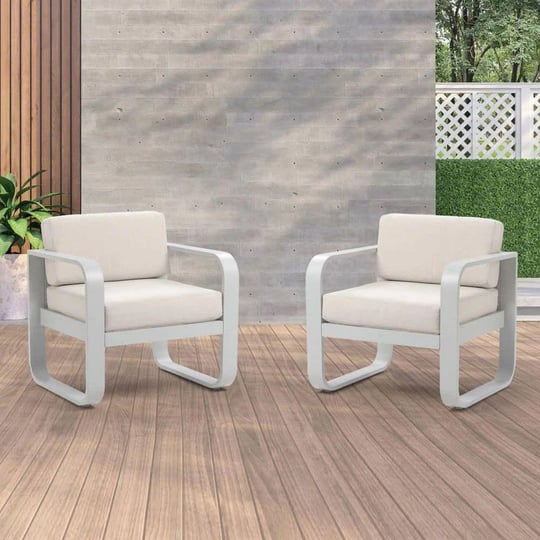 sunvivi-ergonomics-aluminum-outdoor-lounge-chair-with-beige-cushions-2-pack-1