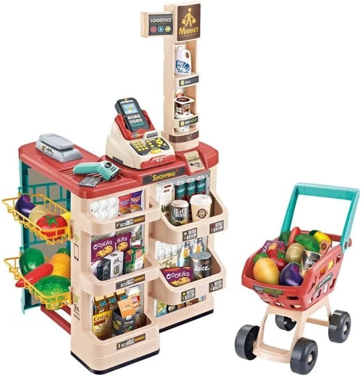 supermarket-play-set-mundo-toys-w-shopping-cart-for-kids-toddler-preschoolers-w-cash-register-electr-1