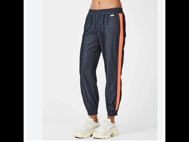 sweaty-betty-pants-jumpsuits-sweaty-betty-twilight-chambray-striped-jogger-pants-size-m-ankle-7-8-st-1