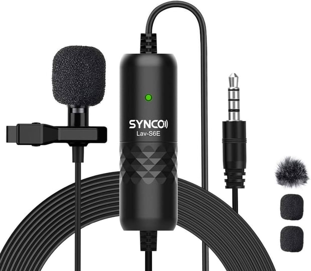 synco-lav-s6e-omnidirectional-lavalier-microphone-with-3-5mm-connector-with-for-video-shoots-for-sma-1