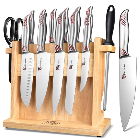 syokami-modern-japanese-knife-block-set-14-pieces-red-1