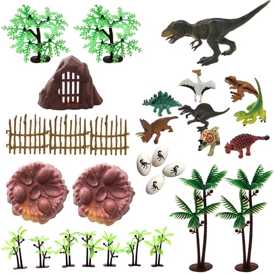 taken-all-30-piece-dinosaurs-toys-set-plastic-dinosaurs-figures-realistic-dinosaurs-trees-rocksdinos-1