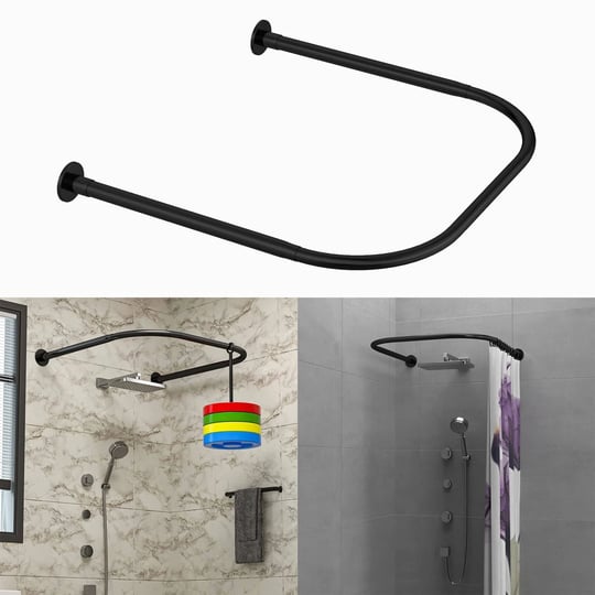 tanxih-u-shower-curtain-rod-adjustable-stainless-steel-u-shaped-rack-drill-free-install-for-bathroom-1