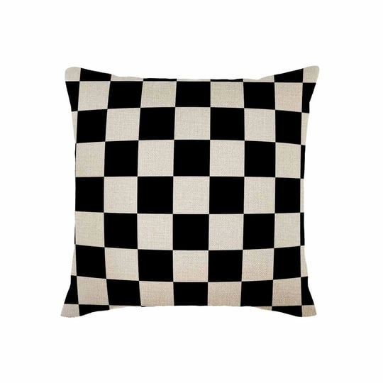 tasdana-plaid-throw-pillow-cover-black-white-checkered-pillow-covers-18x18-inch-square-cotton-linen--1