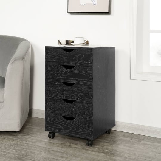 taylor-5-drawer-chest-wood-storage-dresser-cabinet-with-wheels-craft-storage-organizer-makeup-drawer-1