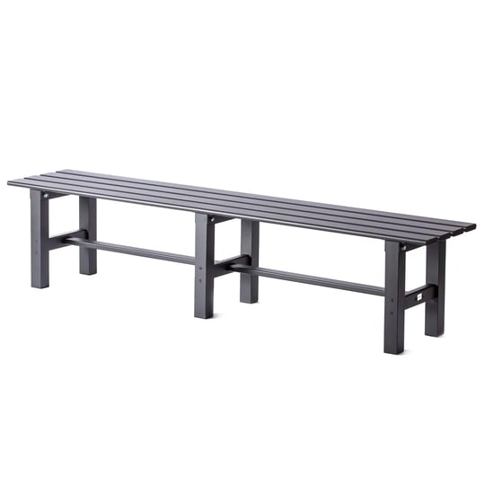 tecspace-aluminum-outdoor-patio-bench-black70-9-x-14-2-x-15-7-incheslight-weight-high-load-bearingou-1