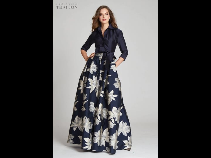 teri-jon-by-rickie-freeman-shirtwaist-floral-jacquard-gown-1