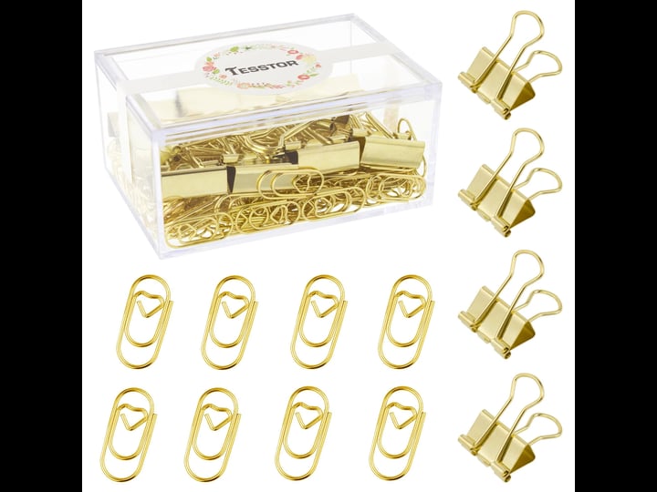 tesstor-cute-heart-paper-clips-small-mini-paperclips-smooth-finish-tiny-clips-for-paper-non-skid-fun-1