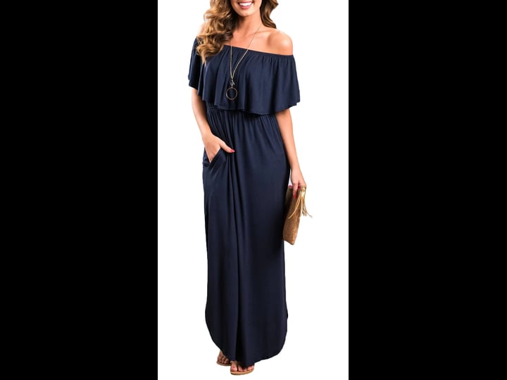 thanth-womens-off-the-shoulder-ruffle-party-dresses-side-split-beach-maxi-dress-navy-m-1