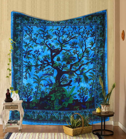 the-art-box-tapestry-turquoise-tree-of-life-wall-hanging-psychedelic-tapestries-indian-cotton-twin-b-1