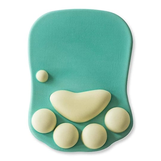 the-brands-market-cat-paw-comfortable-office-desk-wrist-support-mouse-pad-green-1