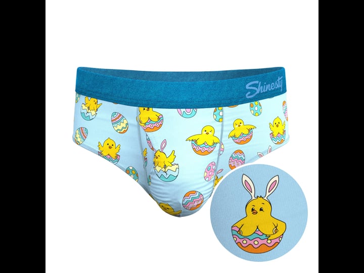 the-chicks-gone-wild-mens-easter-chicks-ball-hammock-pouch-underwear-briefs-size-l-multicolor-shines-1