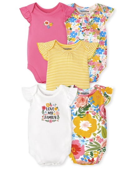 the-childrens-place-baby-girls-and-newborn-short-sleeve-cotton-variety-pack-bodysuits-1