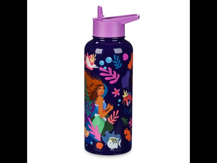the-little-mermaid-stainless-steel-water-bottle-with-built-in-straw-live-action-film-official-shopdi-1